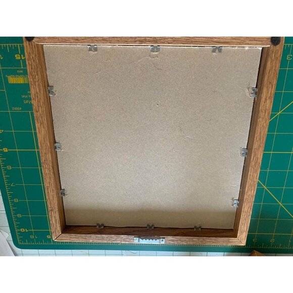 Vintage Hand Painted Wagon Wall Art 10"x10" Signed Original Rustic Decor - Picture 5 of 5